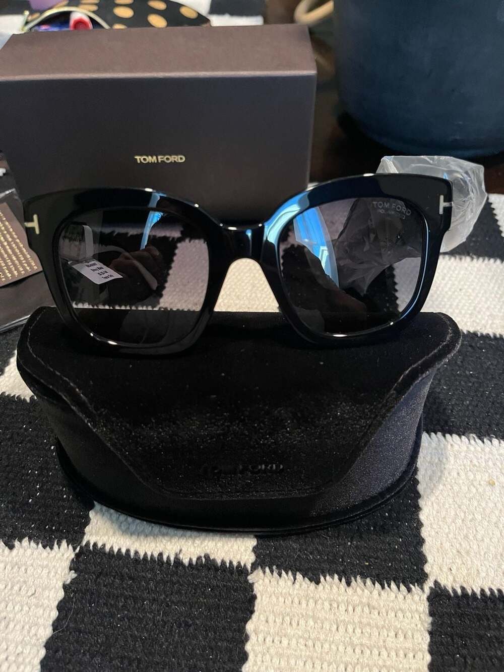 Tom Ford Beatrix-02 Sunglasses FT0613/S 01D Polarized